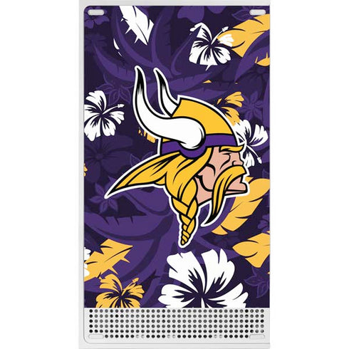 NFL Minnesota Vikings Tropical Print Xbox Series S Console Skin